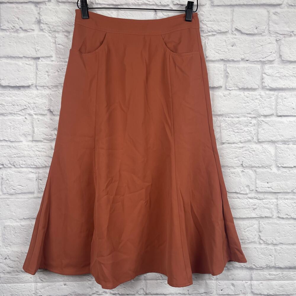 Fsle Midi Flared Skirt Size Small